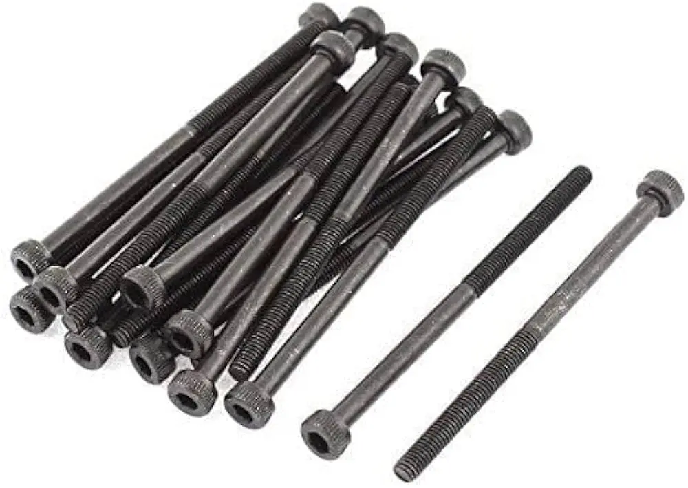 Socket Head Cap (Allen) Bolts and Nuts (12Pcs)